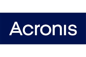 Acronis - white on blue